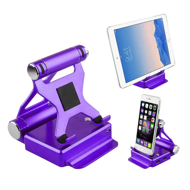 Podium Style Stand With Extended Battery Up To 200% For iPad, iPhone And Other Smart Gadgets - ILLUMIWAVESS  