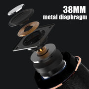 Bluetooth 5.1 Speaker Wireless Waterproof Outdoor Stereo LOUD Bass USB/TF Strap - ILLUMIWAVESS  