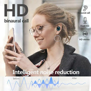 Bluetooth 5.1 Headset TWS Wireless Earphones Mini Earbuds Stereo Headphones IPX7 - ILLUMIWAVESS  