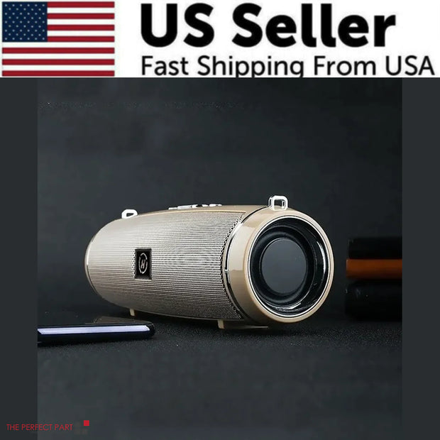 Bluetooth 5.1 Speaker Wireless Waterproof Outdoor Stereo LOUD Bass USB/TF Strap - ILLUMIWAVESS  